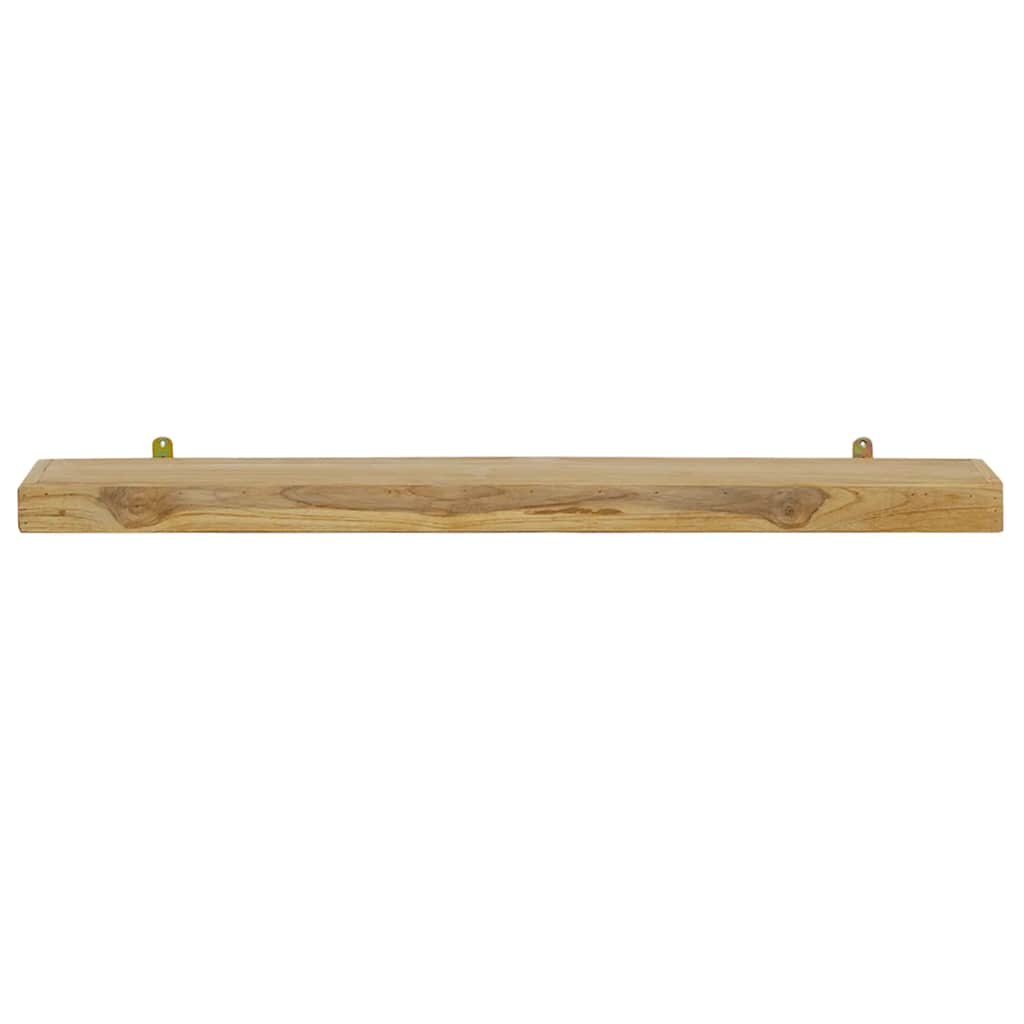 Mensole da Parete 2 pz 90x15x4 cm in Legno Massello di Teak