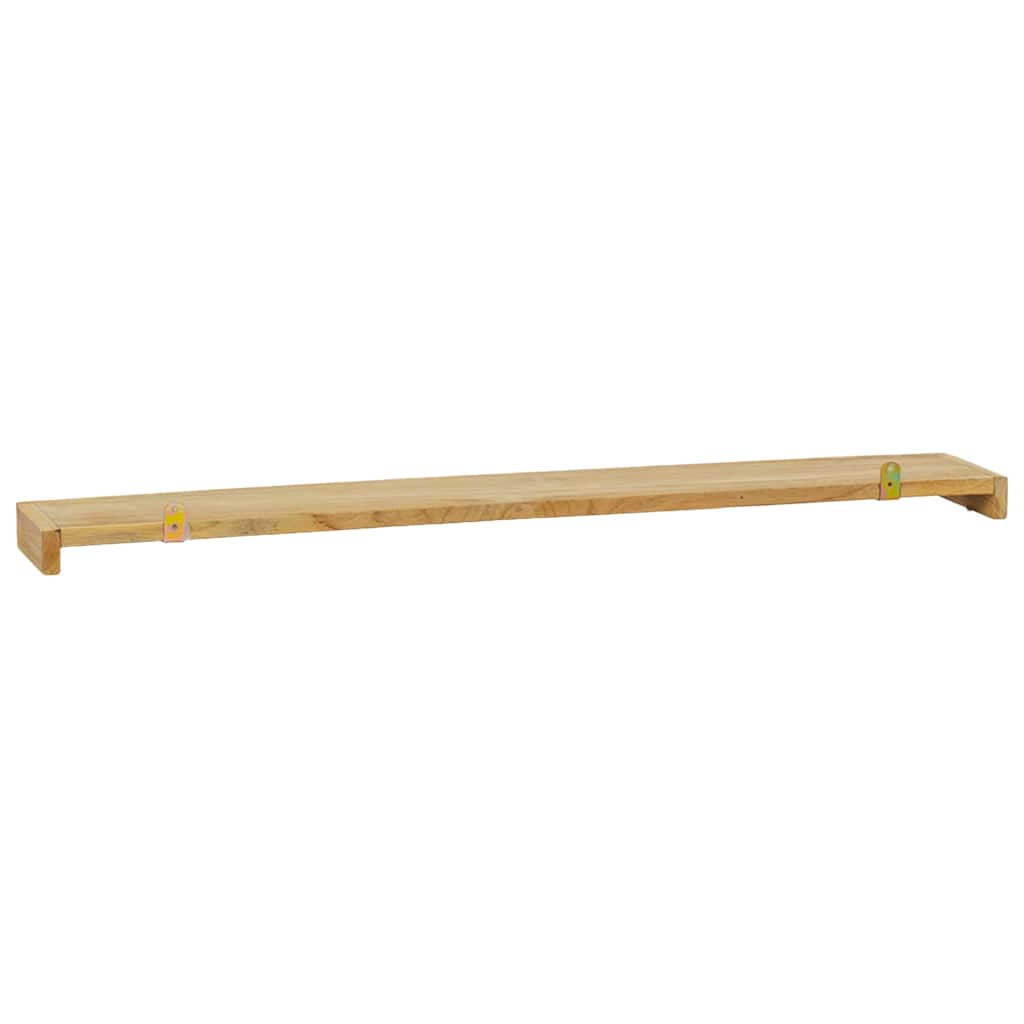 Mensole da Parete 2 pz 90x15x4 cm in Legno Massello di Teak