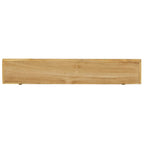 Mensole da Parete 2 pz 90x15x4 cm in Legno Massello di Teak