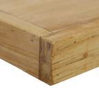 Mensole da Parete 2 pz 90x15x4 cm in Legno Massello di Teak