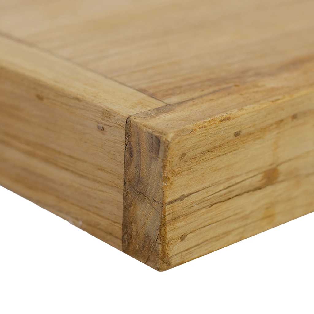 Mensole da Parete 2 pz 90x15x4 cm in Legno Massello di Teak