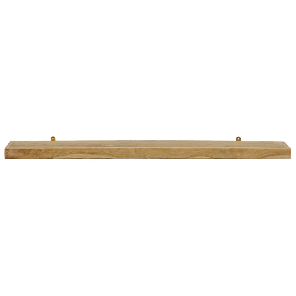 Mensole da Parete 2 pz 110x15x4 cm in Legno Massello di Teak