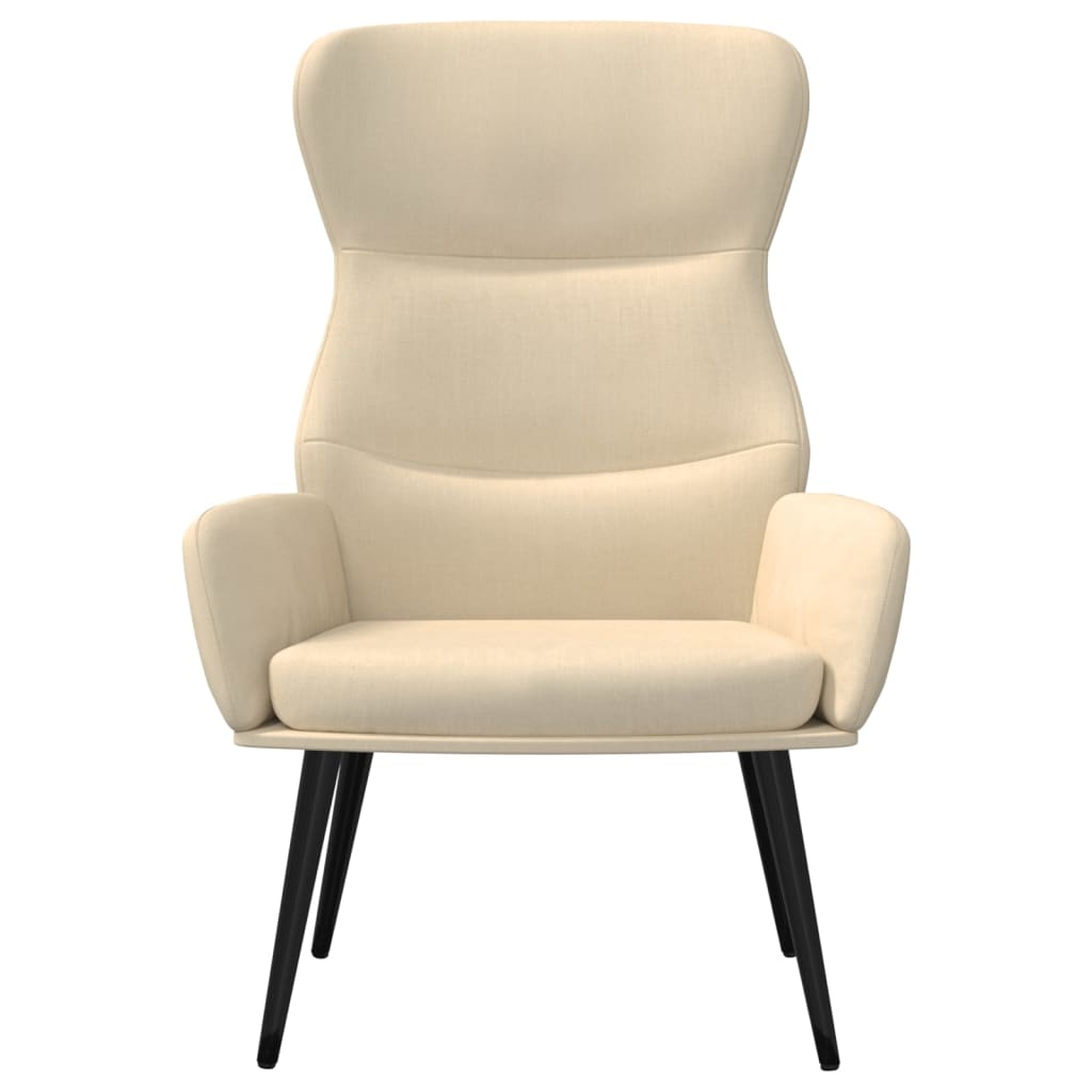 Sedia Relax Crema in Tessuto