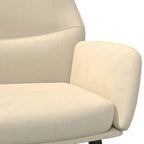 Sedia Relax Crema in Tessuto