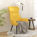 Sedia Relax Giallo Senape in Tessuto