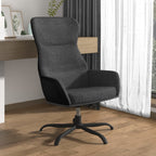 Sedia Relax Grigio Scuro in Tessuto