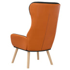 Poltrona Rilassante Nera in Tessuto e PVC