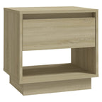 Comodini 2 pz Rovere Sonoma 45x34x44 cm in Truciolato