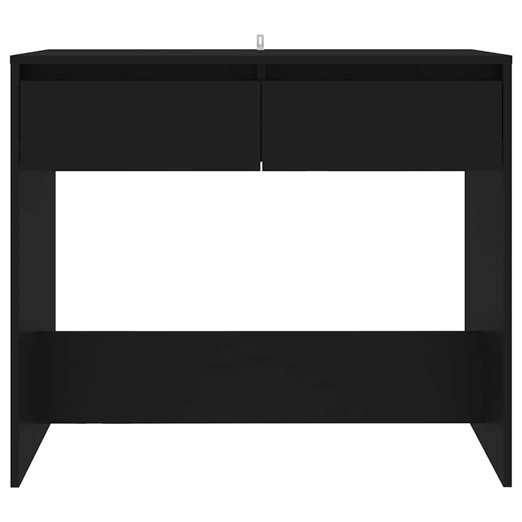Tavolo Consolle Nero 89x41x76,5 cm in Acciaio