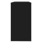 Tavolo Consolle Nero 89x41x76,5 cm in Acciaio