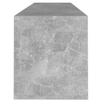 Mobile TV Grigio Cemento 120x30x40,5 cm in Truciolato