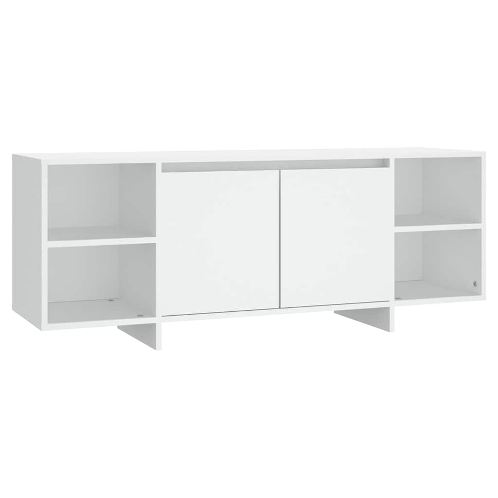 Mobile Porta TV Bianco 130x35x50 cm in Truciolato