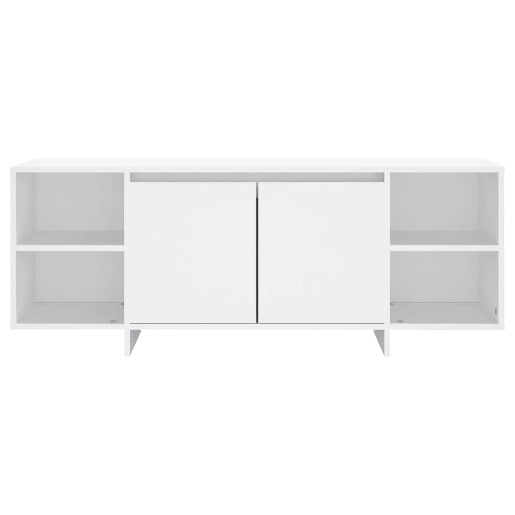 Mobile Porta TV Bianco 130x35x50 cm in Truciolato