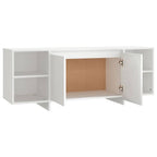 Mobile Porta TV Bianco 130x35x50 cm in Truciolato