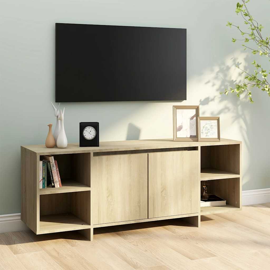 Mobile Porta TV Rovere Sonoma 130x35x50 cm in Truciolato