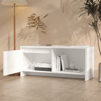 Mobile Porta TV Bianco 90x35x40 cm in Legno Multistrato