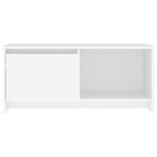 Mobile Porta TV Bianco 90x35x40 cm in Legno Multistrato