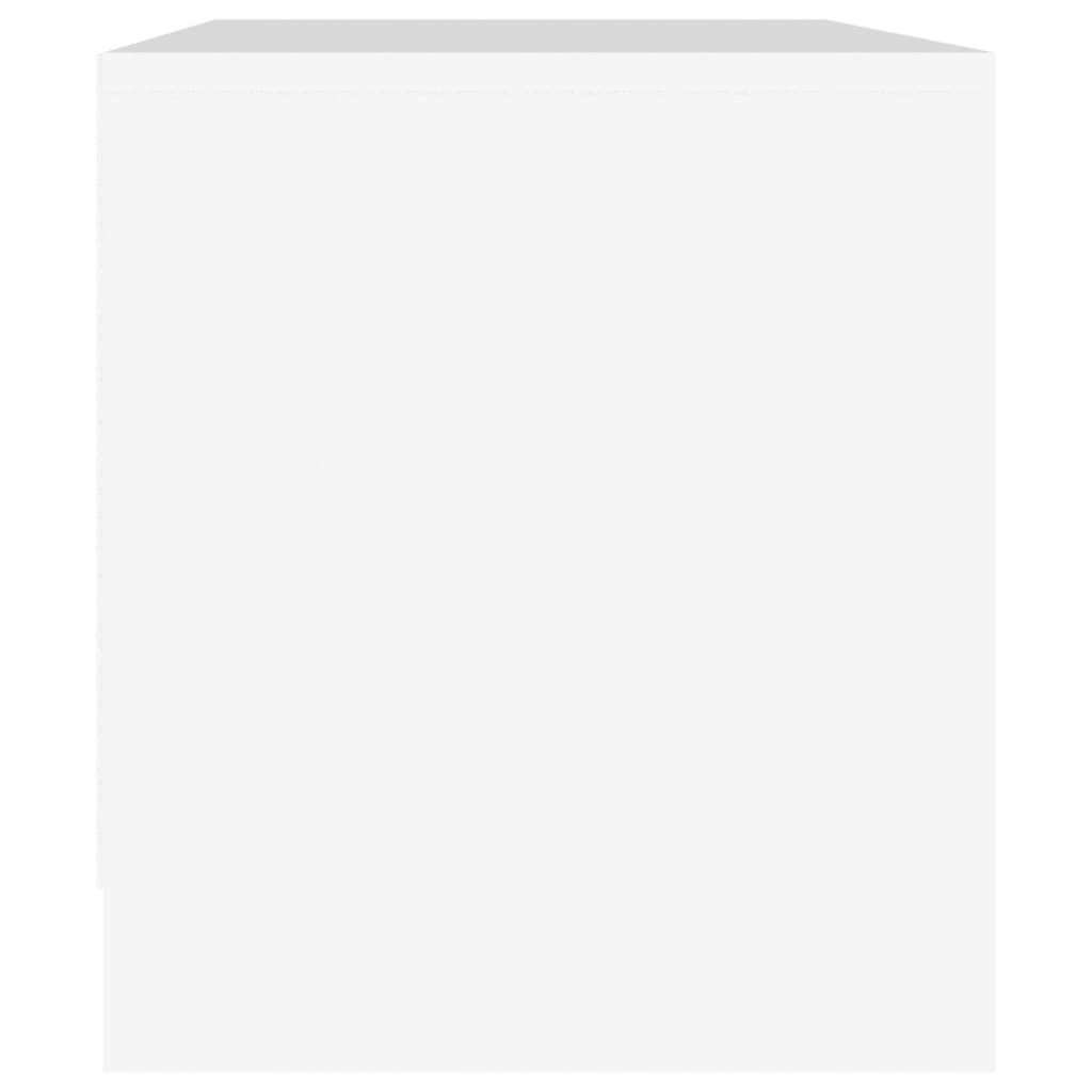 Mobile Porta TV Bianco 90x35x40 cm in Legno Multistrato