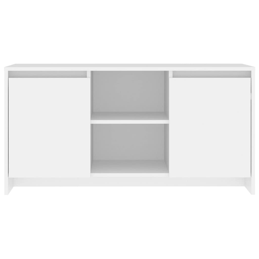 Mobile Porta TV Bianco 102x37,5x52,5 cm in Truciolato