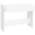 Tavolo Consolle Bianco 100x35x76,5 cm in Truciolato