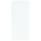 Tavolo Consolle Bianco 100x35x76,5 cm in Truciolato