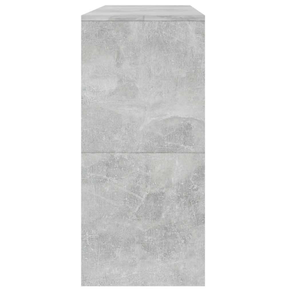 Tavolo Consolle Grigio Cemento 100x35x76,5 cm in Truciolato