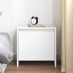 Comodino Bianco 45x34x44,5 cm in Truciolato