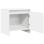 Comodino Bianco 45x34x44,5 cm in Truciolato