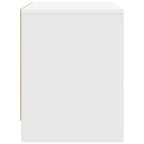 Comodino Bianco 45x34x44,5 cm in Truciolato