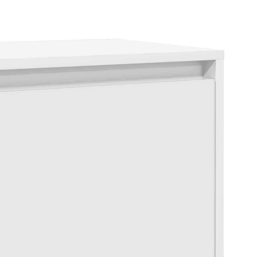 Comodino Bianco 45x34x44,5 cm in Truciolato