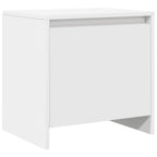 Comodini 2 pz Bianchi 45x34x44,5 cm in Truciolato