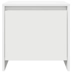 Comodini 2 pz Bianchi 45x34x44,5 cm in Truciolato