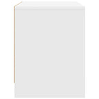 Comodini 2 pz Bianchi 45x34x44,5 cm in Truciolato
