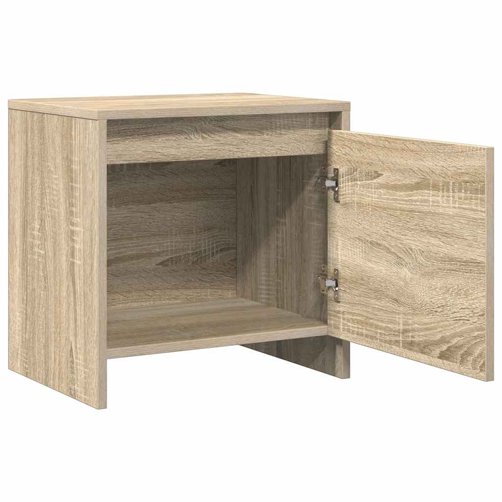 Comodino Rovere Sonoma 45x34x44,5 cm in Truciolato