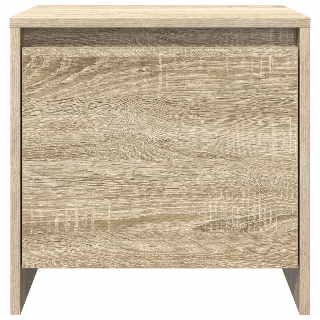 Comodini 2 pz Rovere Sonoma 45x34x44,5 cm in Truciolato