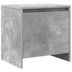 Comodini 2 pz Grigio Cemento 45x34x44,5 cm in Truciolato