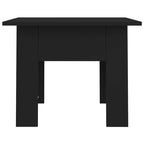 Tavolino da Salotto Nero 55x55x42 cm in Truciolato