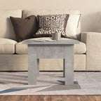 Tavolino da Caffè Grigio Cemento 55x55x42 cm in Truciolato