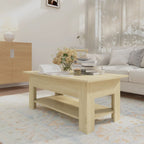 Tavolino da Salotto Rovere Sonoma 102x55x42 cm in Truciolato