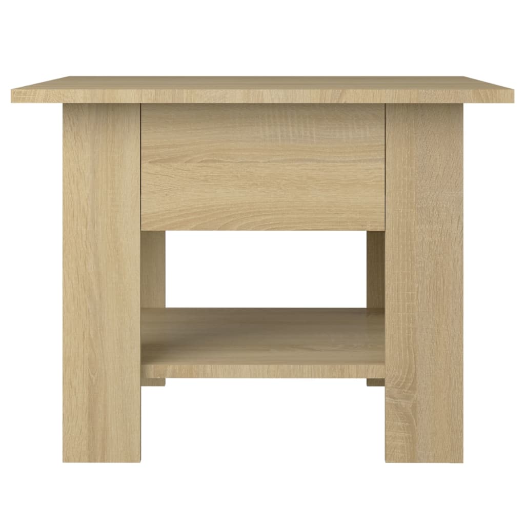 Tavolino da Salotto Rovere Sonoma 55x55x42 cm in Truciolato