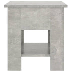 Tavolino da Salotto Grigio 40x40x42 cm in Legno Multistrato