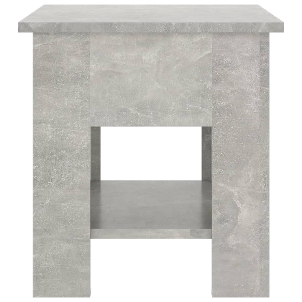 Tavolino da Salotto Grigio 40x40x42 cm in Legno Multistrato