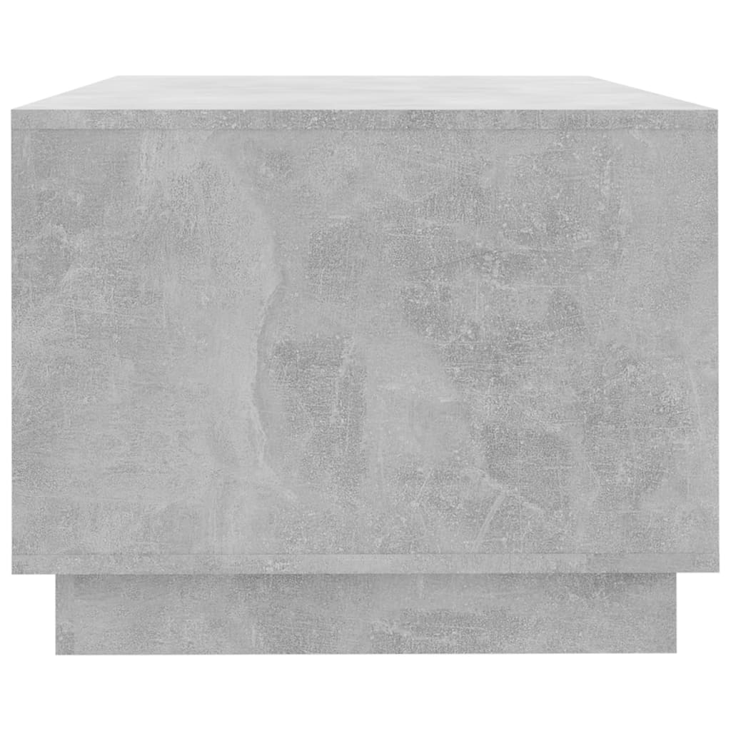 Tavolino da Salotto Grigio Cemento 102x55x43 cm in Truciolato