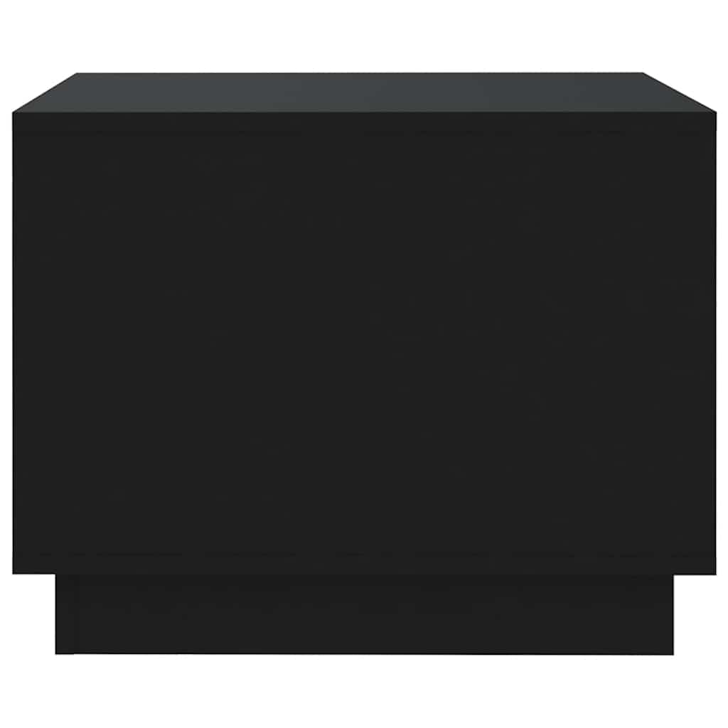 Tavolino da Salotto Nero 55x55x43 cm in Truciolato