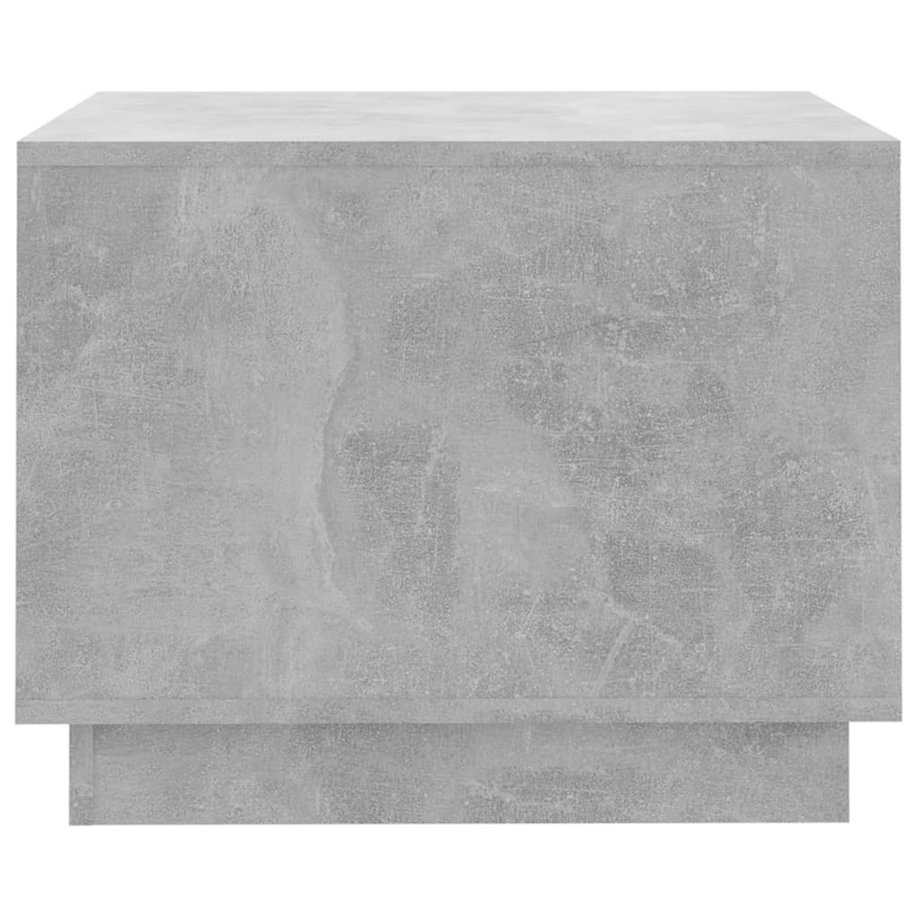 Tavolino da Salotto Grigio Cemento 55x55x43 cm in Truciolato