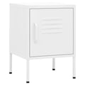 Comodini 2 pz Bianchi 35x35x51 cm in Acciaio