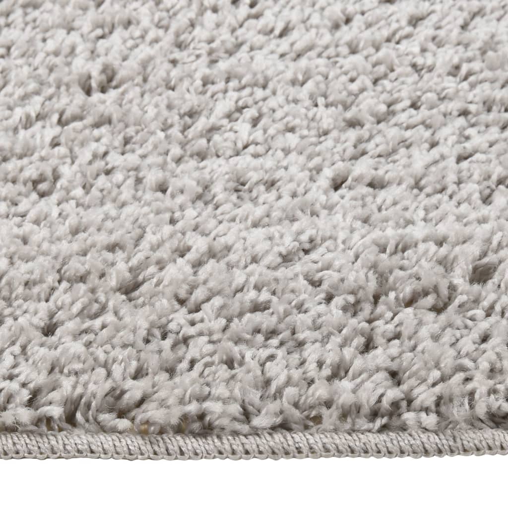 Tappeto Shaggy Grigio Chiaro 200x290 cm Antiscivolo