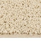 Tappeto Shaggy Crema 80x150 cm Antiscivolo