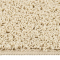 Tappeto Shaggy Crema 200x290 cm Antiscivolo