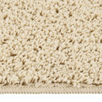 Tappeto Shaggy Crema 200x290 cm Antiscivolo